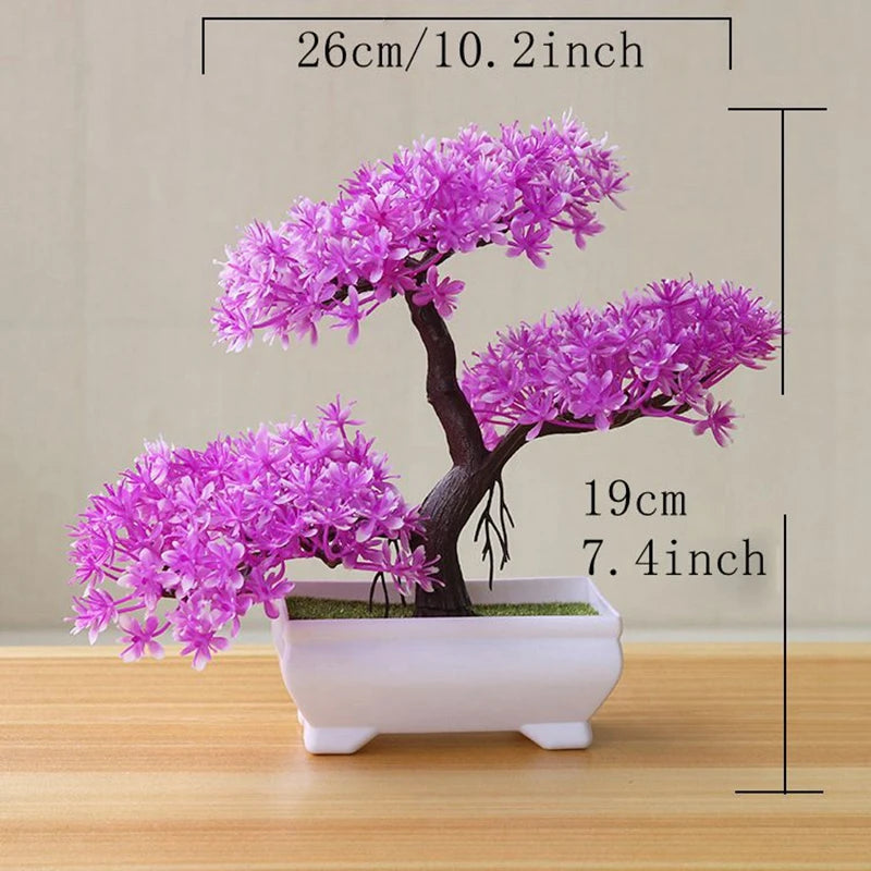Mini Artificial Bonsai Tree – Aesthetic Desk & Home Decor Plant
