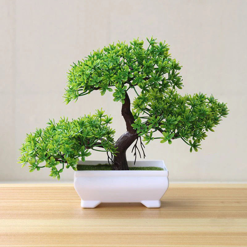 Mini Artificial Bonsai Tree – Aesthetic Desk & Home Decor Plant