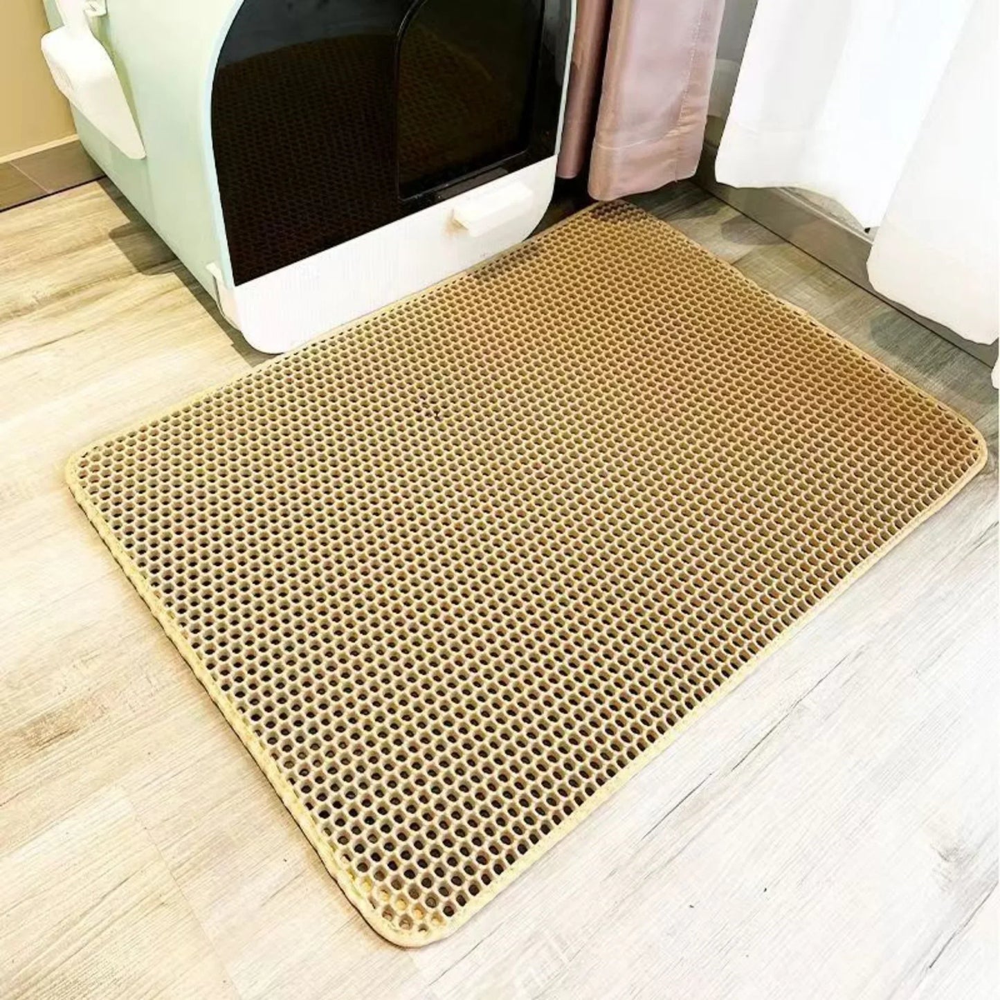 Waterproof Cat Litter Mat – Double Layer Anti-Tracking Pet Mat