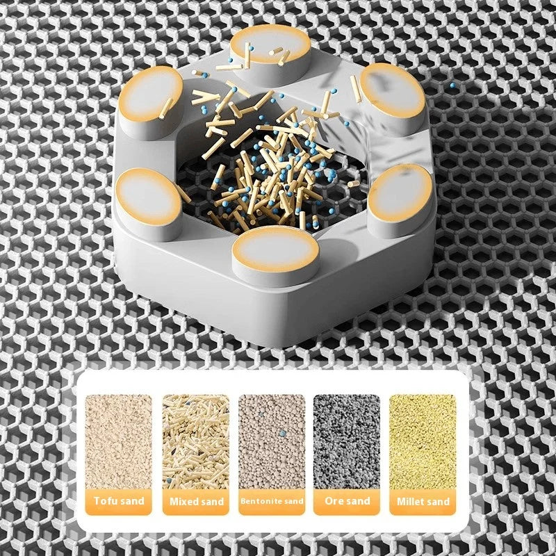 Waterproof Cat Litter Mat – Double Layer Anti-Tracking Pet Mat