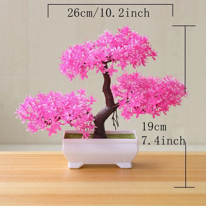 Mini Artificial Bonsai Tree – Aesthetic Desk & Home Decor Plant